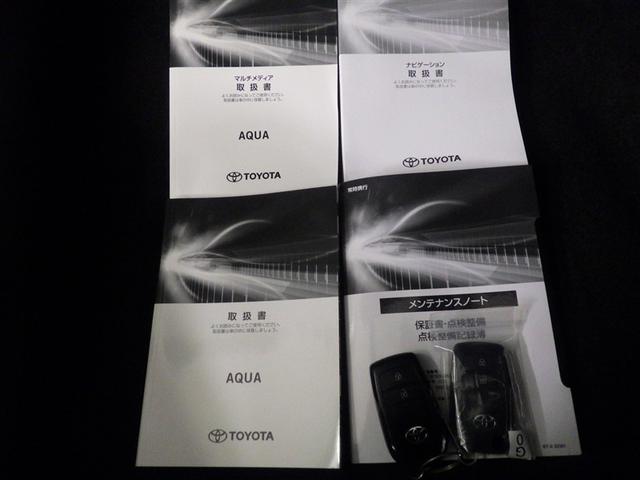 アクア G ワンオーナ VSC 衝突軽減ブレーキ メモリナビ バックモニター LED クルーズコントロール スマートキー ETC車載器 AC100V ナビ パワーウィンドウ イモビライザー サイドエアバック PS(31枚目)