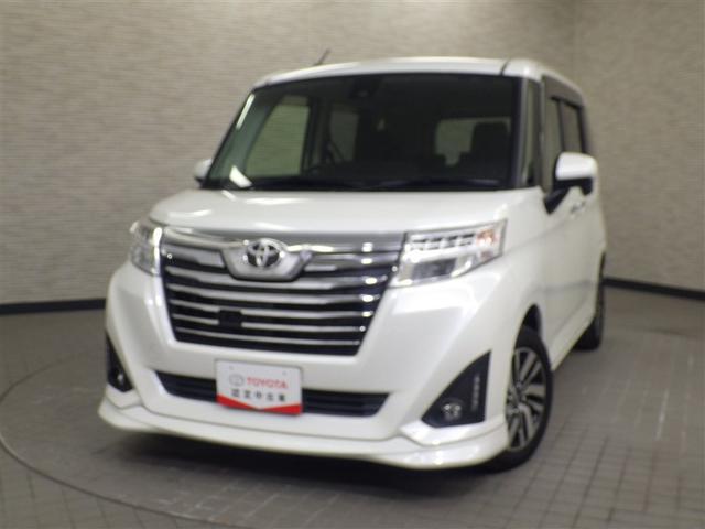 ルーミー カスタムＧ　Ｓ　両側電動パワースライドドア　助手席エアバッグ　運転席エアバッグ　スマートキー＆プッシュスタート　プリクラッシュ　地デジ　リアカメラ　ＥＴＣ付　クルコン　アルミ　ＡＡＣ　アイドリングストップ　キーフリー（4枚目）