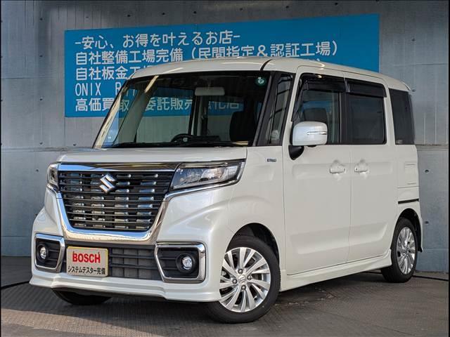 スペーシアカスタム ハイブリッドGS フルセグナビ 全方位カメラ ETC 左側電動スライドドア LEDヘッドライト ワンオーナー(10枚目)