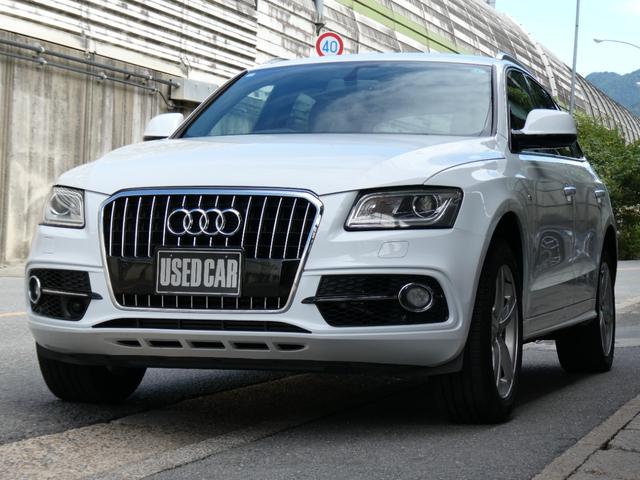 Ｑ５ ２．０ＴＦＳＩクワトロ　Ｓラインパッケージ　アダプティブクルーズコントロール　８速ティプトロニック　ハーフレザー　純正ナビ・ＴＶ・Ｂカメラ　ドラレコ　パワーバックドア　スマートキー　記録簿（3枚目）
