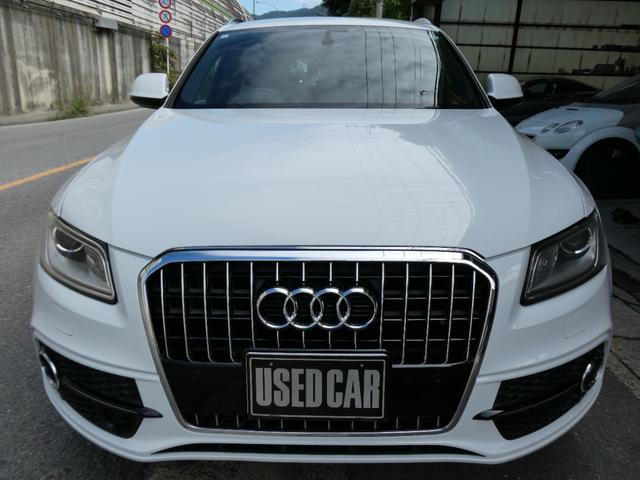 Ｑ５ ２．０ＴＦＳＩクワトロ　Ｓラインパッケージ　アダプティブクルーズコントロール　８速ティプトロニック　ハーフレザー　純正ナビ・ＴＶ・Ｂカメラ　ドラレコ　パワーバックドア　スマートキー　記録簿（5枚目）