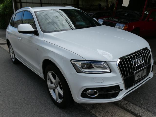 Ｑ５ ２．０ＴＦＳＩクワトロ　Ｓラインパッケージ　アダプティブクルーズコントロール　８速ティプトロニック　ハーフレザー　純正ナビ・ＴＶ・Ｂカメラ　ドラレコ　パワーバックドア　スマートキー　記録簿（6枚目）