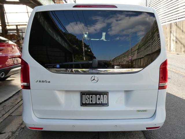 Vクラス V220d アバンギャルド ロング レーダーセーフティPKG 360°カメラ 本革シート リヤツインモニター 電動両側スライドドア パワーバックゲート 純正ナビ・TV・バックカメラ 衝突軽減ブレーキ レーンキープアシスト ディストロ(26枚目)