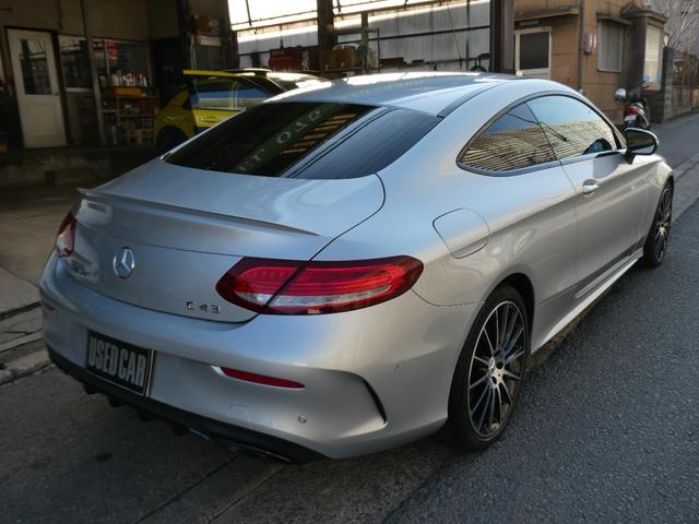 Ｃクラス Ｃ４３　４マチッククーペ　Ｃ４３　４マチッククーペ（４名）　レーダーセーフティＰＫＧ　Ｂカメラ　レザーシート＆ヒーター　純正１９ＡＷ　純正ナビ・ＴＶ　保証書　取扱説明書　記録簿　スペアキー　９速ＡＴ（29枚目）