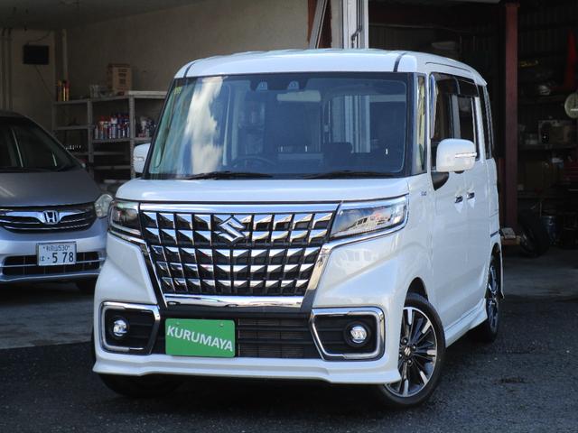 スペーシアカスタム ハイブリッドXSターボ 純正全方位カメラナビ付 カスタムターボ 純正9インチ全方位カメラナビ Bluetooth 衝突被害軽減システム レーンアシスト クリアランスソナー スマートキー アイドリングストップ(2枚目)