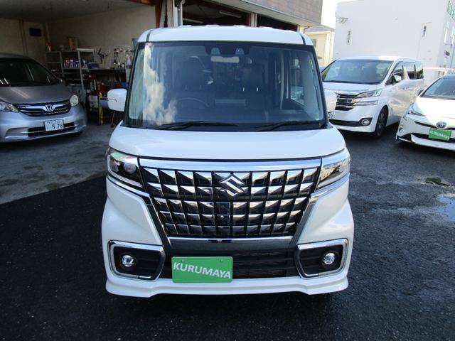 スペーシアカスタム ハイブリッドXSターボ 純正全方位カメラナビ付 カスタムターボ 純正9インチ全方位カメラナビ Bluetooth 衝突被害軽減システム レーンアシスト クリアランスソナー スマートキー アイドリングストップ(3枚目)