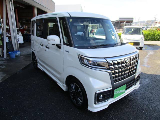 スペーシアカスタム ハイブリッドXSターボ 純正全方位カメラナビ付 カスタムターボ 純正9インチ全方位カメラナビ Bluetooth 衝突被害軽減システム レーンアシスト クリアランスソナー スマートキー アイドリングストップ(4枚目)