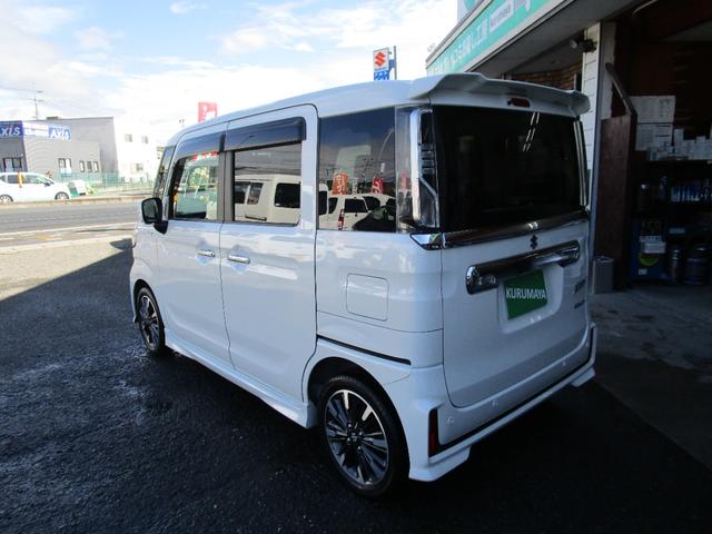 スペーシアカスタム ハイブリッドXSターボ 純正全方位カメラナビ付 カスタムターボ 純正9インチ全方位カメラナビ Bluetooth 衝突被害軽減システム レーンアシスト クリアランスソナー スマートキー アイドリングストップ(8枚目)