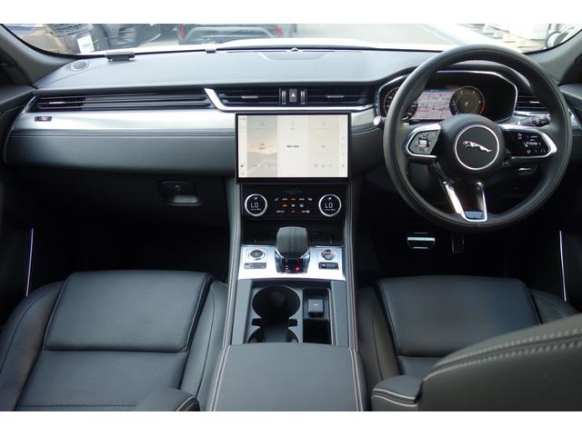 Ｆペイス Ｒ－ダイナミック　ＳＥ　Ｄ２００　デモアップカー　シートヒーター　ハンドルヒーター　パノラミックグラスルーフ　ＡＣＣ　ＢＳＭ　３６０度カメラ　ＥＴＣ　メリディアンサウンド　シートメモリー　パドルシフト　カープレイ接続（4枚目）