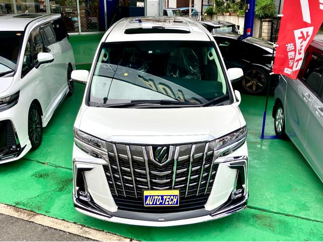 アルファード 2.5S Cパッケージ ワンオーナー車 モデリスタフルエアロ マフラー サンルーフ 3眼LEDヘッドライト デジタルミラー レーダークルーズ 純正10型ナビ 両側電動スライドドア パワーバックドア ドライブレコーダー(5枚目)