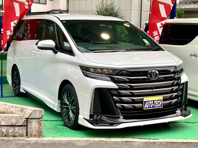 ヴェルファイアハイブリッド Ｚ　プレミア　Ｅ－ＦＯＵＲ　ＧＲエアロ　ワンオーナー車　左右独立ムーンルーフ　茶内装　デジタルインナーミラー　純正１４型ＤＡ　置くだけ充電　パワーバックドア（3枚目）