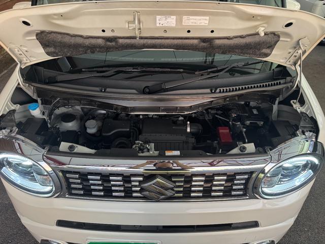 ワゴンＲスマイル ハイブリッドＸ　両側電動スライドドア　純正９インチナビ　全周囲カメラ　フルセグ　Ｂｌｕｅｔｏｏｔｈ　ヘッドアップディスプレイ　運転席シートヒーター　オートエアコン　アダプティブクルーズ　障害物センサー　フロアマット（28枚目）