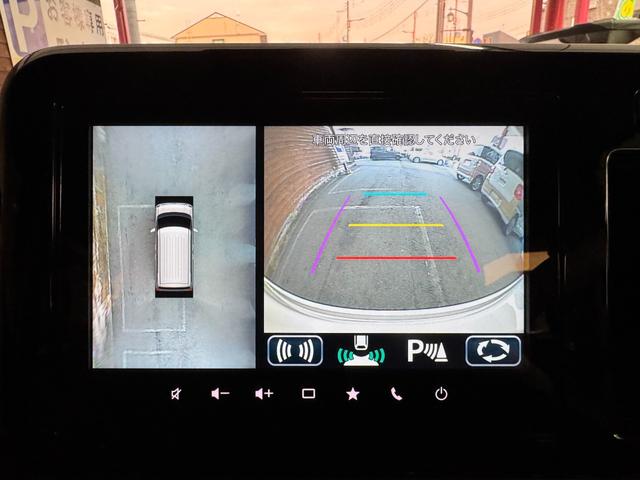 ワゴンＲスマイル ハイブリッドＸ　両側電動スライドドア　純正９インチナビ　全周囲カメラ　フルセグ　Ｂｌｕｅｔｏｏｔｈ　ヘッドアップディスプレイ　運転席シートヒーター　オートエアコン　アダプティブクルーズ　障害物センサー　フロアマット（55枚目）