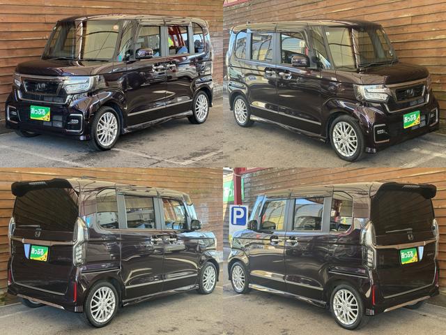 N-BOXカスタム Lターボ 純正ナビ フルセグTV Bluetooth バックカメラ ETC アダプティブクルーズコントロール シートヒーター 両側パワースライド オートエアコン ドアバイザー フロアマット(4枚目)