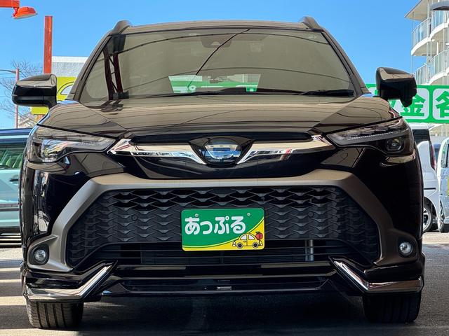 カローラクロス ハイブリッド　Ｚ　モデリスタフルエアロ　メッキガーニッシュ　半革シート　純正ナビ　フルセグＴＶ　Ｂｌｕｅｔｏｏｔｈ　ＤＩＳＣ　バックカメラ　ＥＴＣ　前後ドラレコ　パワートランク　シートヒーター　パワーシート（3枚目）
