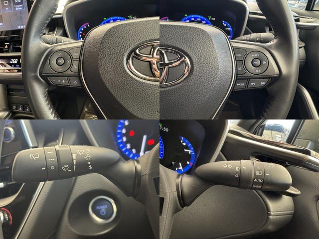 カローラクロス ハイブリッド　Ｚ　モデリスタフルエアロ　メッキガーニッシュ　半革シート　純正ナビ　フルセグＴＶ　Ｂｌｕｅｔｏｏｔｈ　ＤＩＳＣ　バックカメラ　ＥＴＣ　前後ドラレコ　パワートランク　シートヒーター　パワーシート（15枚目）