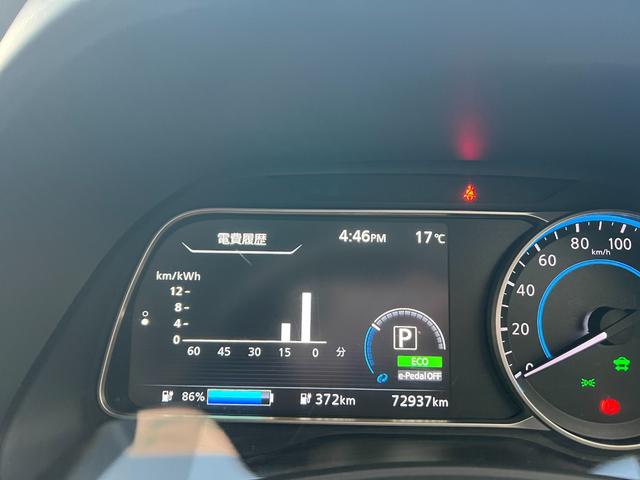リーフ ｅ＋　Ｘ　プロパイロット＋ＢＳＷ＋ＢＳＩ＋ＲＣＴＡ＋ＬＩ＋ＤＡ＋アラモニ＋ミラー＋スイッチ＋Ｐブレーキ寒地仕様＋後席ヒータ後席吹出口＋ヒーターミラー（49枚目）