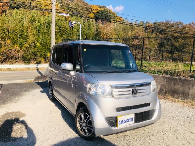 N-BOX G・Lパッケージ 電動格納式ミラー I-STOP ベンチ席 全席PW ナビテレビ 1セグ 衝突安全ボディ AAC 横滑り防止 スマートキー DVD再生 メモリーナビ ABS ETC USB接続 キーレスE(2枚目)