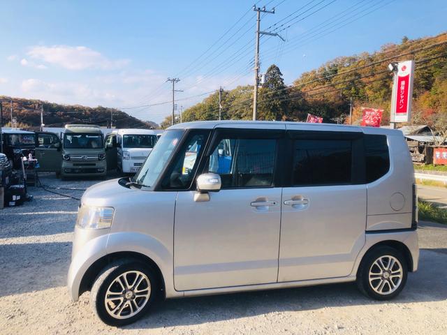 N-BOX G・Lパッケージ 電動格納式ミラー I-STOP ベンチ席 全席PW ナビテレビ 1セグ 衝突安全ボディ AAC 横滑り防止 スマートキー DVD再生 メモリーナビ ABS ETC USB接続 キーレスE(6枚目)