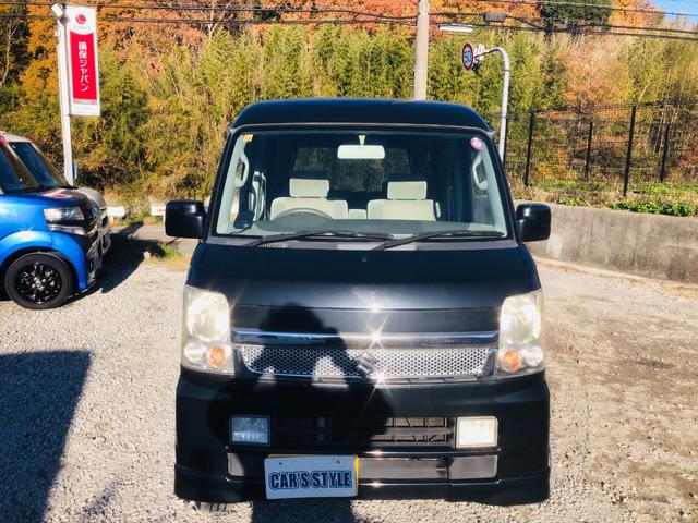 エブリイワゴン ＰＺターボスペシャル　電動格納式ミラー　左右電動スライドドア　タ－ボ　Ｗエアバッグ　ワイヤレスキー　パワーウインド　エアコンパワステ　安全ボディ　ＥＴＣ車載器　運転席エアバッグ　ＰＳ　フルフラット　ＡＢＳ搭載車（3枚目）
