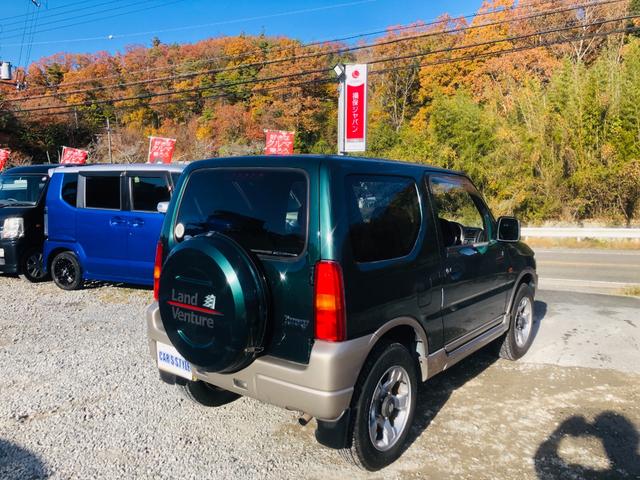 ジムニー ランドベンチャー　修復歴無し　５速ＭＴ　前席パワーウインドウ　助手席エアバック　運転席エアバッグ　４ＷＤ車　キーレス付　ＰＳ　衝突安全ボディ　ＡＢＳ付　ＥＴＣ　ターボー　ＡＴエアコン（79枚目）