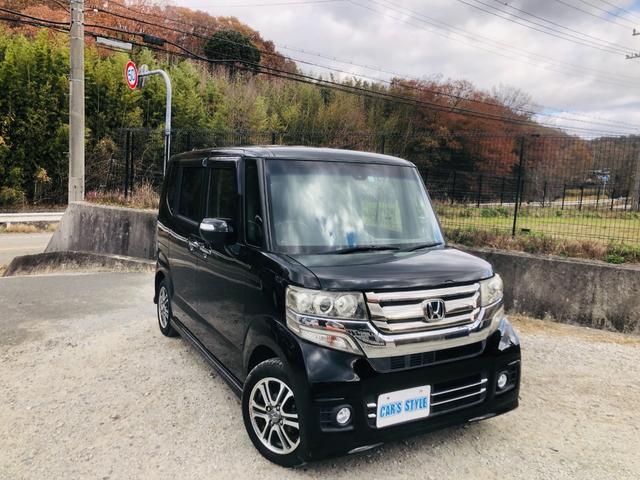 N-BOXカスタム G SSパッケージ 両側パワ-スライドドア オートミラー スマ-トキ- Bカメ ETC付き エアコン ESC A-STOP パワーウィンドウ 運転席助手席エアバッグ DVD TV ABS サイドカーテンエアバック(2枚目)