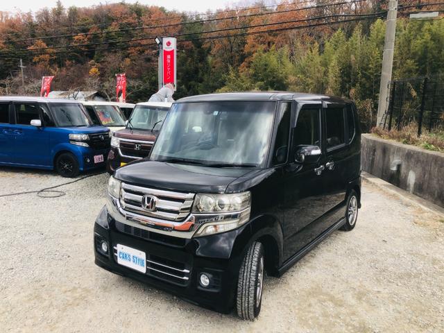 N-BOXカスタム G SSパッケージ 両側パワ-スライドドア オートミラー スマ-トキ- Bカメ ETC付き エアコン ESC A-STOP パワーウィンドウ 運転席助手席エアバッグ DVD TV ABS サイドカーテンエアバック(4枚目)