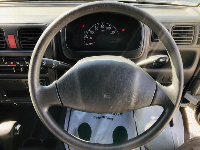 キャリイトラック KCエアコン・パワステ 修復歴無し エアバック 4WD エヤコン PS 2エアバッグ アルミホイール(14枚目)