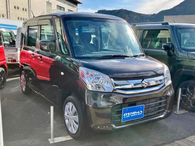 スペーシア Gリミテッド 全周囲カメラ 両側スライド・片側電動 ナビ TV レーンアシスト 衝突被害軽減システム スマートキー アイドリングストップ 電動格納ミラー シートヒーター ベンチシート CVT 盗難防止システム(13枚目)