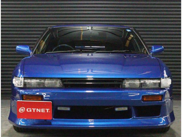 タイプＳ　後期型　シルエティー仕様　Ｓ１３シルビアフェイス　中期テールライト　ＢＢＳ１７インチＡＷ　Ｇ－ＭＡＳＴＥＲ車高調　ＯＲＩＧＩＮフルエアロ　湾岸リヤスポイラー　Ｆフォグランプ　純正フロアマット(3枚目)