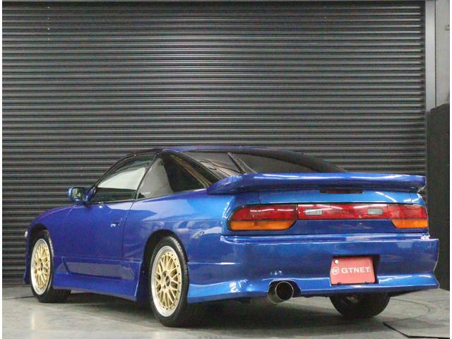 １８０ＳＸ タイプＳ　後期型　シルエティー仕様　Ｓ１３シルビアフェイス　中期テールライト　ＢＢＳ１７インチＡＷ　Ｇ－ＭＡＳＴＥＲ車高調　ＯＲＩＧＩＮフルエアロ　湾岸リヤスポイラー　Ｆフォグランプ　純正フロアマット（11枚目）