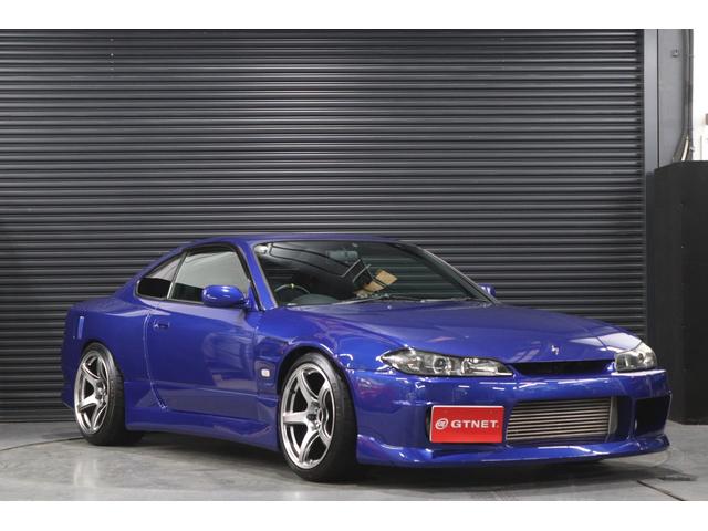 シルビア スペックＲ　当店お客様直接買取　２．１Ｌボアアップ　Ｄ－ＭＡＸワイドフェンダー　ＴＯＭＥＩタービンＫＩＴ／ヘッドガスケット　ＨＫＳカムシャフト／車高調　ブリッツ前置きインタークーラー　ＨＰＩアルミラジエター（4枚目）