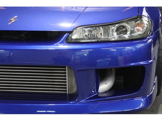 シルビア スペックＲ　当店お客様直接買取　２．１Ｌボアアップ　Ｄ－ＭＡＸワイドフェンダー　ＴＯＭＥＩタービンＫＩＴ／ヘッドガスケット　ＨＫＳカムシャフト／車高調　ブリッツ前置きインタークーラー　ＨＰＩアルミラジエター（11枚目）