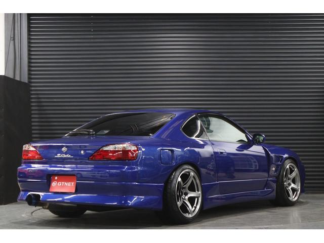 シルビア スペックＲ　当店お客様直接買取　２．１Ｌボアアップ　Ｄ－ＭＡＸワイドフェンダー　ＴＯＭＥＩタービンＫＩＴ／ヘッドガスケット　ＨＫＳカムシャフト／車高調　ブリッツ前置きインタークーラー　ＨＰＩアルミラジエター（14枚目）