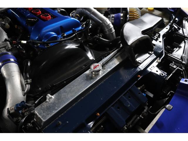 シルビア スペックＲ　当店お客様直接買取　２．１Ｌボアアップ　Ｄ－ＭＡＸワイドフェンダー　ＴＯＭＥＩタービンＫＩＴ／ヘッドガスケット　ＨＫＳカムシャフト／車高調　ブリッツ前置きインタークーラー　ＨＰＩアルミラジエター（46枚目）