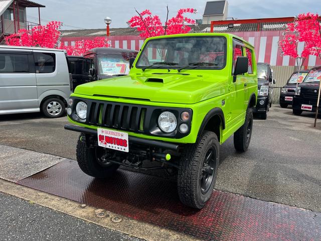 ジムニー ワイルドウインド　後期　４ＷＤ　リフトアップ　オールペン　レカロシート　社外バンパー　アルミホイール　整備渡し保証付き（9枚目）