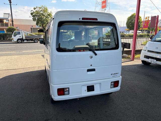 エブリイ PA 最大18年保証 ハイルーフ フルフラット パワステ エアコン エアバッグ 4ナンバー 最大積載量350kg(8枚目)