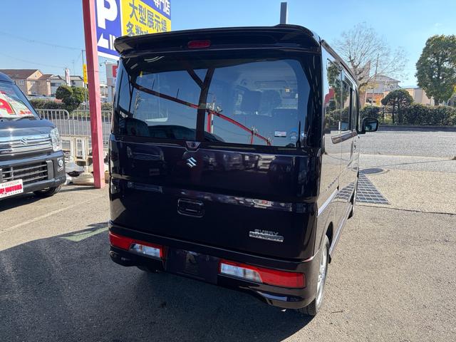 エブリイワゴン PZターボ 最長18年保証 パワースライドドア ブレーキサポートシステム スマートキー HID 電動格納ミラー フォグライト 14インチアルホイール ナビ ETC(8枚目)