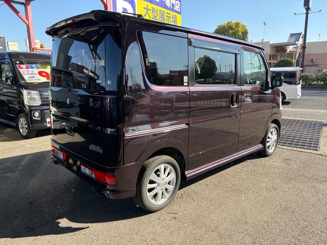 エブリイワゴン PZターボ 最長18年保証 パワースライドドア ブレーキサポートシステム スマートキー HID 電動格納ミラー フォグライト 14インチアルホイール ナビ ETC(9枚目)