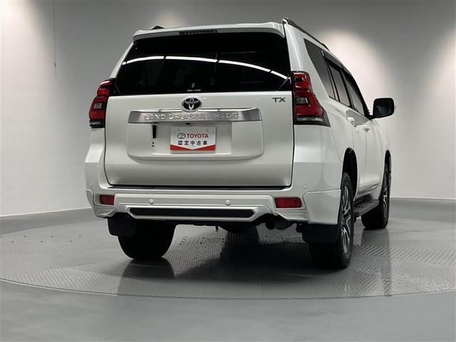 ランドクルーザープラド TX Lパッケージ 革シート サンルーフ 4WD フルセグ メモリーナビ DVD再生 ミュージックプレイヤー接続可 後席モニター バックカメラ 衝突被害軽減システム ETC LEDヘッドランプ 乗車定員7人 3列シート(7枚目)