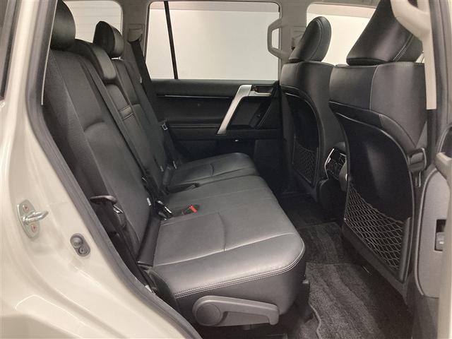 ランドクルーザープラド TX Lパッケージ 革シート サンルーフ 4WD フルセグ メモリーナビ DVD再生 ミュージックプレイヤー接続可 後席モニター バックカメラ 衝突被害軽減システム ETC LEDヘッドランプ 乗車定員7人 3列シート(13枚目)