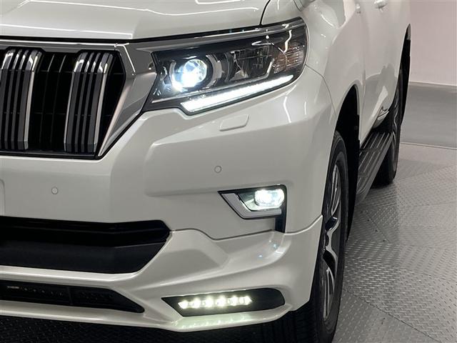 ランドクルーザープラド TX Lパッケージ 革シート サンルーフ 4WD フルセグ メモリーナビ DVD再生 ミュージックプレイヤー接続可 後席モニター バックカメラ 衝突被害軽減システム ETC LEDヘッドランプ 乗車定員7人 3列シート(37枚目)