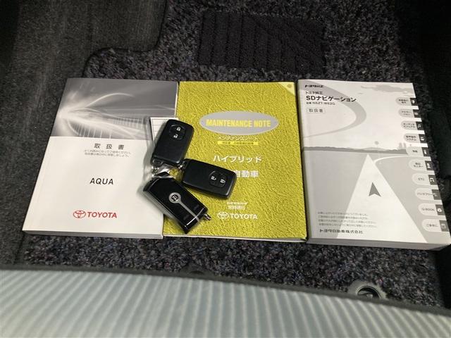アクア Ｓ　フルセグ　メモリーナビ　ＤＶＤ再生　ミュージックプレイヤー接続可　バックカメラ　ＥＴＣ　ワンオーナー（30枚目）