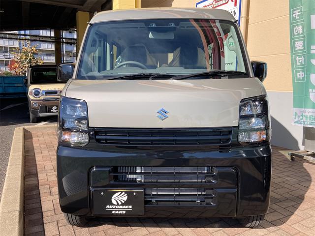 エブリイ Jリミテッド 届出済未使用車 両側パワースライドドア 運転席シートヒーター 純正LEDヘッドライト 専用サイドデカール セーフティサポート リアパーキングセンサー プッシュスタート&スマートキー(3枚目)