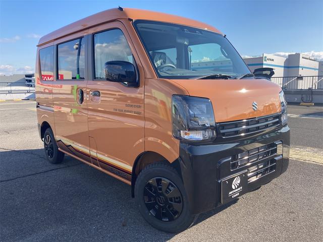 エブリイ Ｊリミテッド　弊社届出済未使用車　切替式４ＷＤ　ハイルーフ　セーフティサポート　両側パワースライドドア　リアパーキングセンサー　純正ＬＥＤヘッドライト（インナーブラック）　オートエアコン　オーバーヘッドコンソール（4枚目）