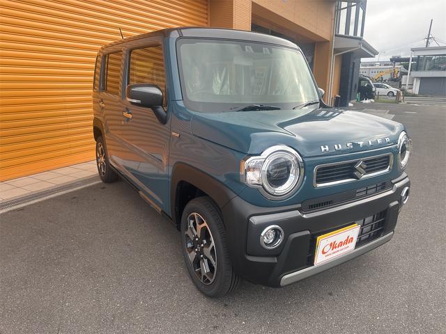 ハスラー ハイブリッドX 届出済未使用車 衝突被害軽減ブレーキ オーディオレス LEDヘッドライト LEDフォグランプ スマートキー プッシュスタート 純正アルミホイール 禁煙車(6枚目)