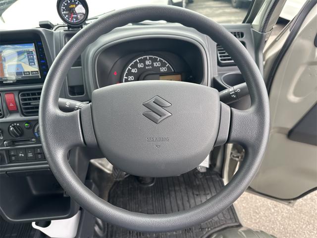 スーパーキャリイ Ｘリミテッド　４ＷＤ　衝突被害軽減ブレーキ　ナビ　ワンオーナー　ＬＥＤヘッドライト　フォグランプ　社外バンパーガード　アルミホイール　社外マフラー　キーレスエントリー　５ＭＴ（21枚目）