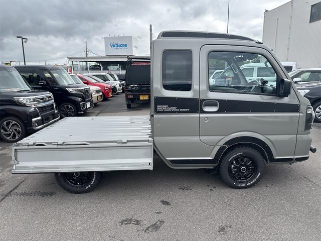 スーパーキャリイ Ｘリミテッド　４ＷＤ　衝突被害軽減ブレーキ　ナビ　ワンオーナー　ＬＥＤヘッドライト　フォグランプ　社外バンパーガード　アルミホイール　社外マフラー　キーレスエントリー　５ＭＴ（50枚目）