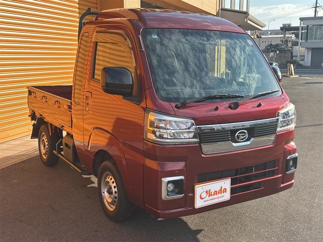 ハイゼットトラック ジャンボエクストラ 4WD スマートアシスト ナビ ワンセグTV LEDヘッドライト フォグランプ サイドガード スマートキー プッシュスタート プライバシーガラス 保証書 取説(6枚目)