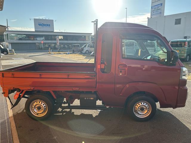 ハイゼットトラック ジャンボエクストラ 4WD スマートアシスト ナビ ワンセグTV LEDヘッドライト フォグランプ サイドガード スマートキー プッシュスタート プライバシーガラス 保証書 取説(7枚目)